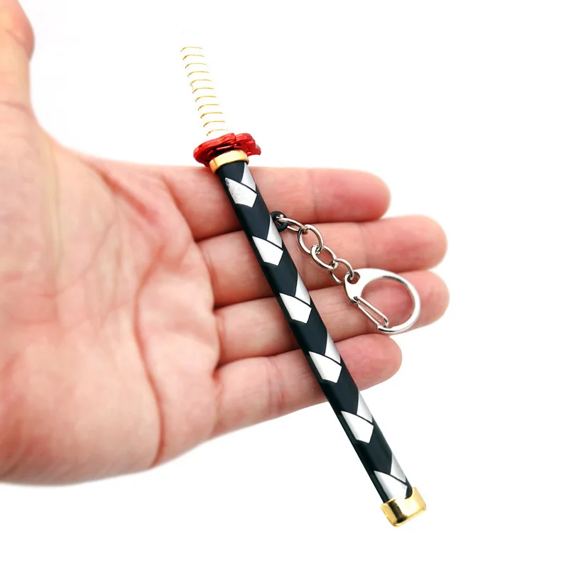 ZXMJ модный брелок с оружием аниме призрак катана брелки для мужчин ножнами