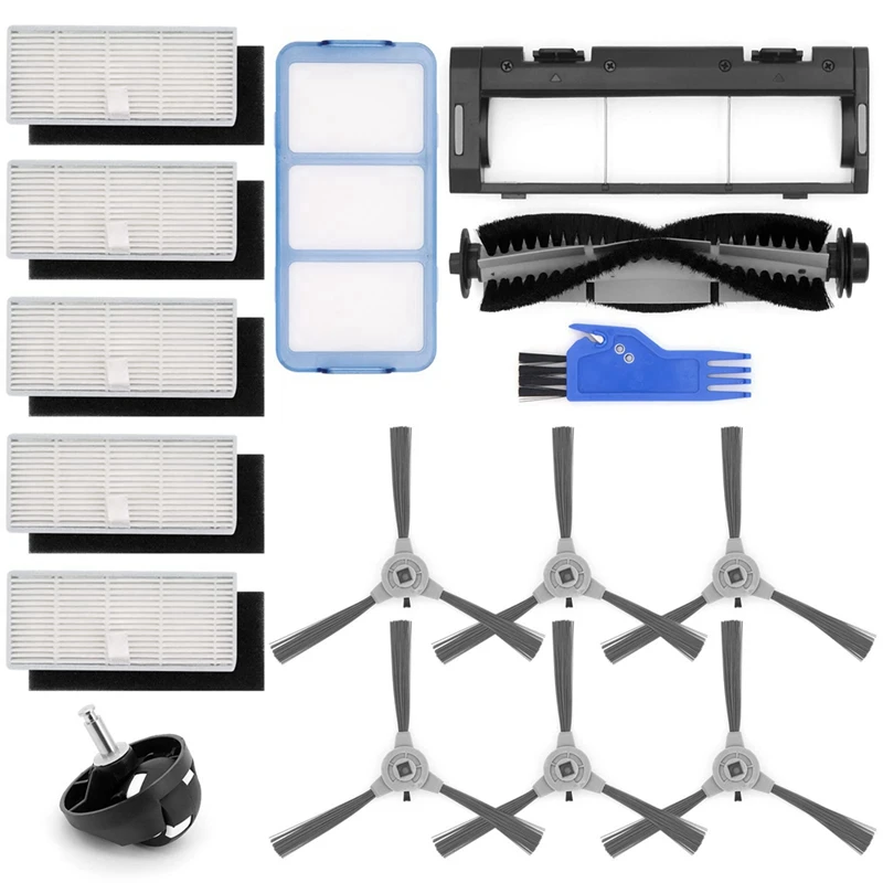 

Replacement Roller Brush Side Brush HEPA Filters For Coredy R3500 R3500S R550 R650 R600 R700 Vacuum Cleaner Accessories