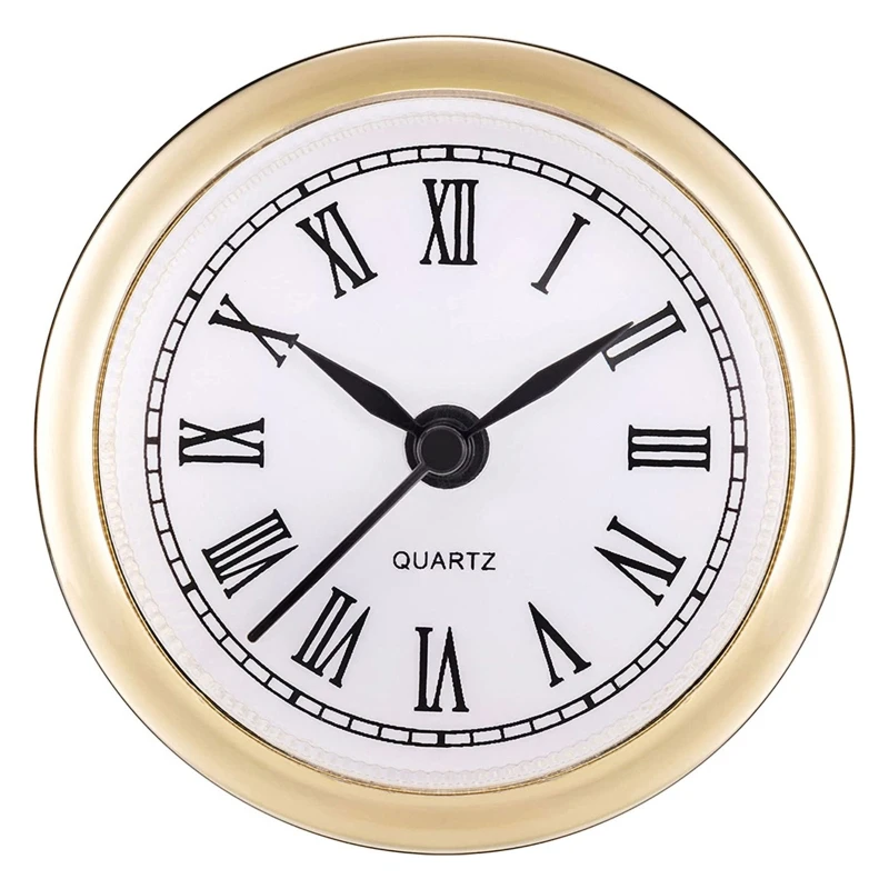 

Mini Clock Insert 2.4 Inch 61mm Round Quartz Clock Fit-up Movement Miniature