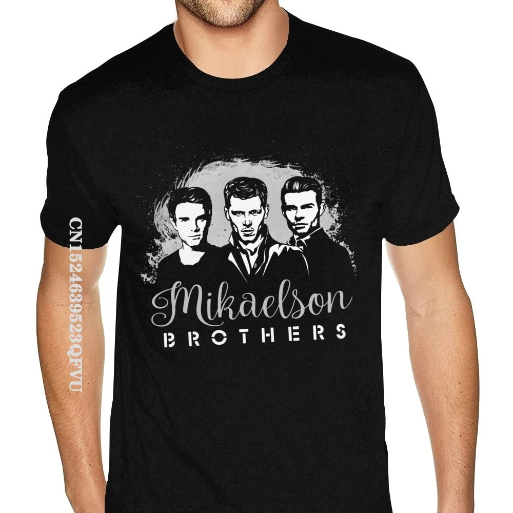 

Large And Tall The The Vampire Diaries Tees Shirts Homme Unique High Quality T Shirt Guy 80s Vintage Tshirt Men