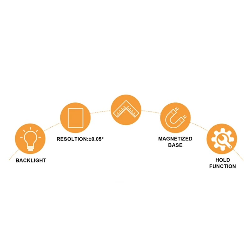 Электронный инклинометр спиртовой уровень