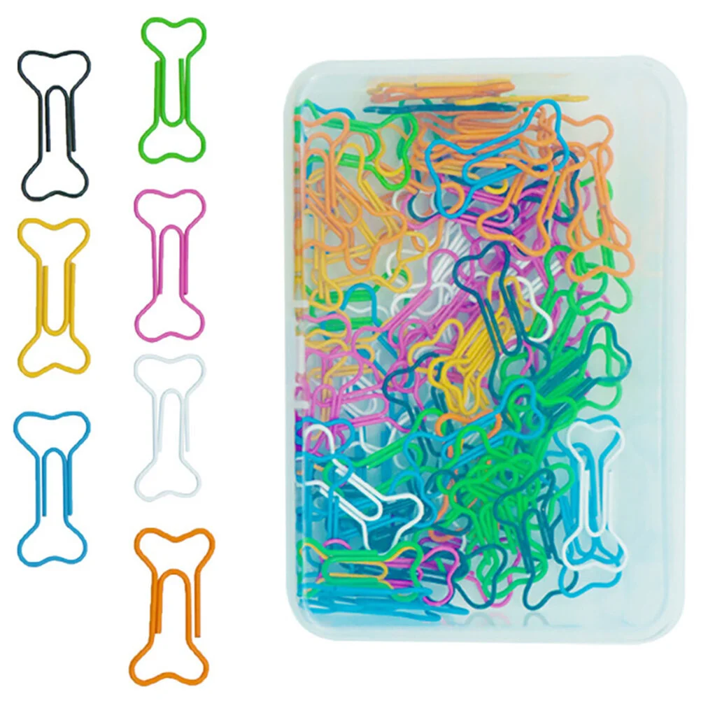 

100 Pcs Alien Multi-use Paper Clips Small Ornaments Office Paperclips File Folders Decorative Cute Plastic Cartoon Decore