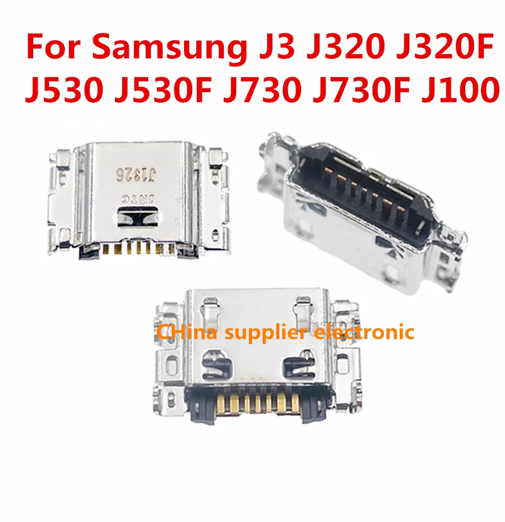 

10pcs-200pcs For Samsung Galaxy J3 J320 J320F J530 J530F J730 J730F J100 Star Lite USB Charging Dock Charge Port Jack Connector