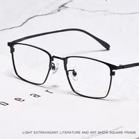 titanium alloy glasses frame full rim eyeglasses shortsighted spectacles spring hinges men style new arrival eyewear