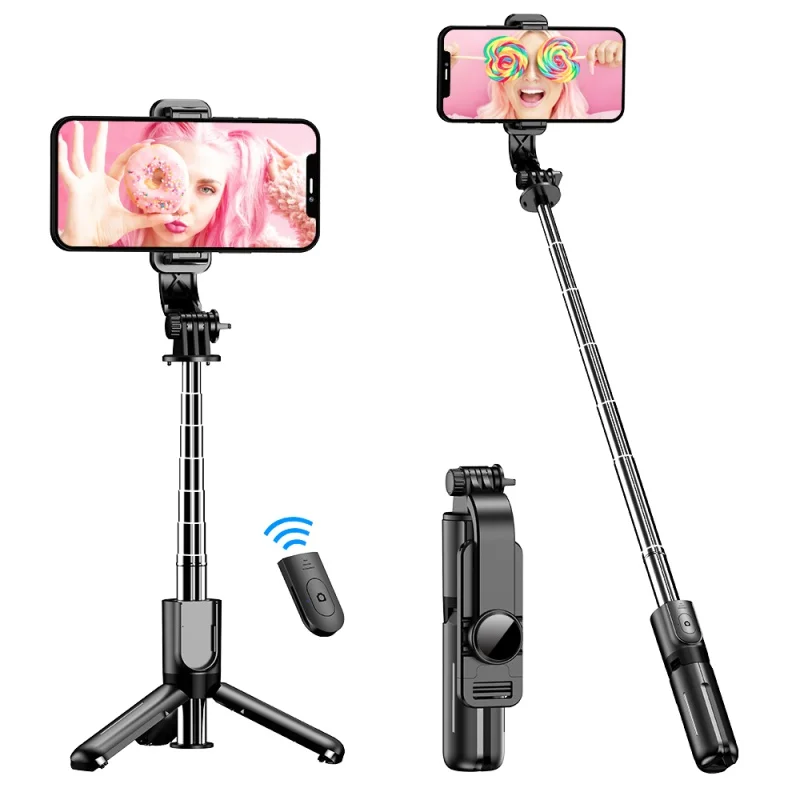 

Portable Selfie Stick Tripod with Wireless Remote, 3 in 1 Extendable Selfie Stick Phone Holder for iPhone Android Smartphone