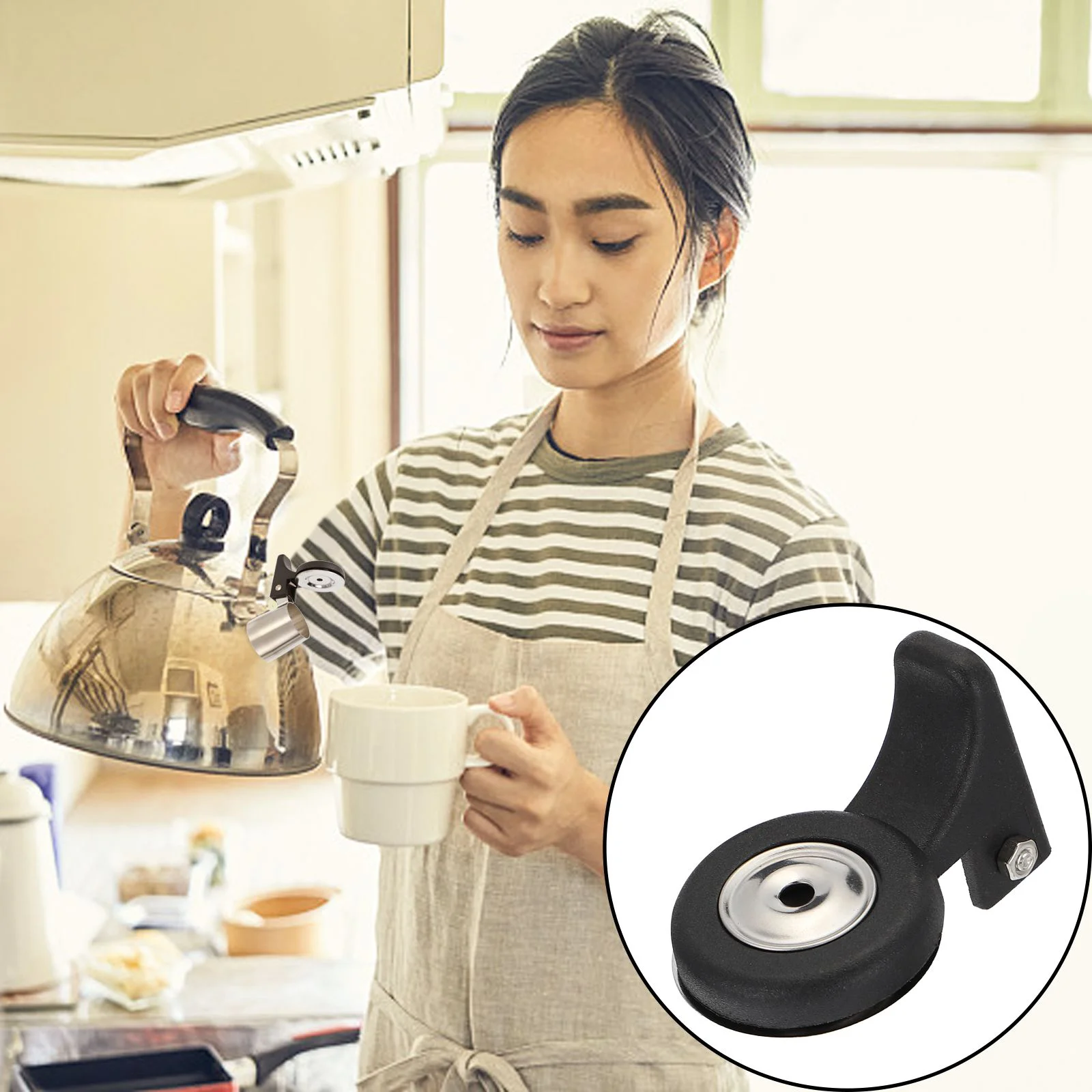 

2 Pcs Nozzle Lid Stove Kettle Water Boiling Kettle Nozzle Tea Kettle Stovetop Whistling Kettle Alarm Component Whistling Spout