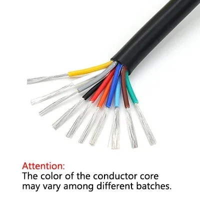 

Кабель UL2464 2/5/10 м черный многожильный медный