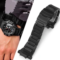 the strap is suitable for casio gw a1100 ga 1000 1100 watch strap the original plastic steel mens watch chain 16mm