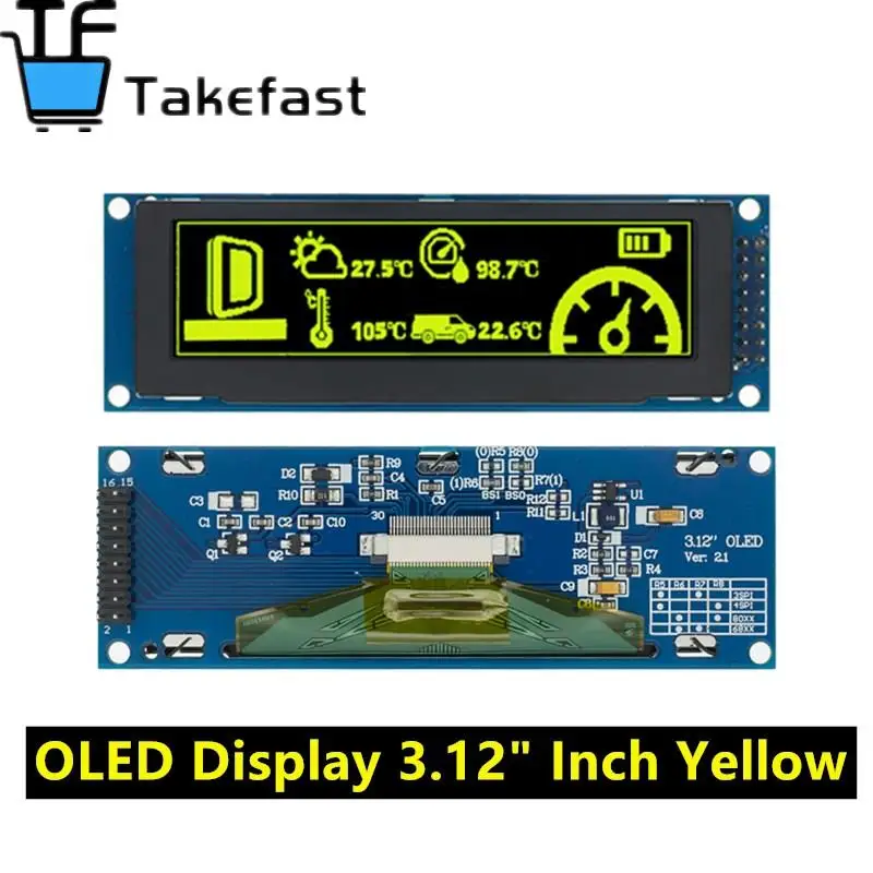 Стандартный XIASONGXIN LIGHT OLED-дисплей 3 12 дюйма реалистичный графический ЖК-модуль с