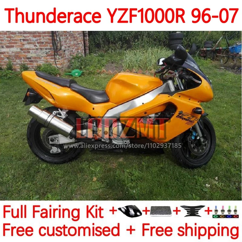 

Orange black Fairings For YAMAHA Thunderace YZF1000R YZF 1000R YZF-1000R 96 97 98 99 00 01 2002 2003 2004 2005 2006 2007 8No.16