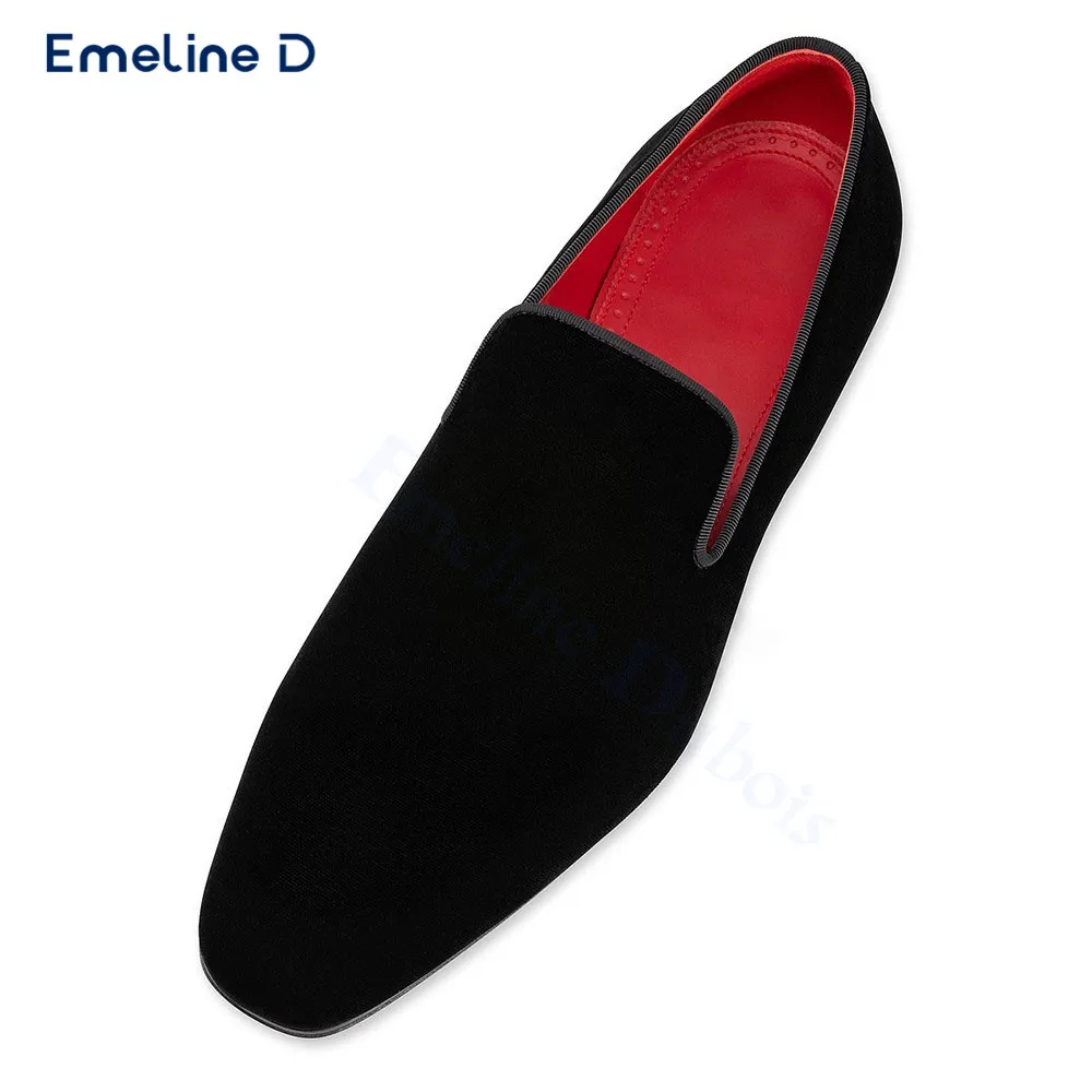 Черные замшевые однотонные лоферы высокого качества деловая повседневная обувь