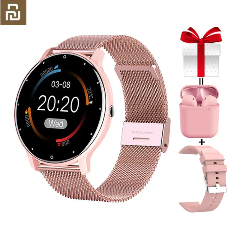 

Youpin Women's smart watches Real-Time Weather Forecast Activity Tracker Whatsapp Reminder IP67 Waterproof Smartwatches