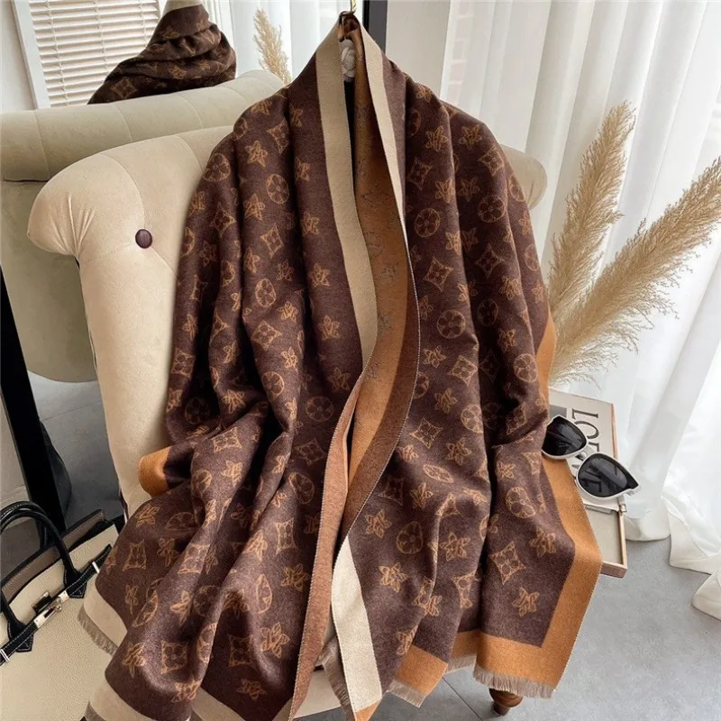 Winter Europe and the United States imitation cashmere scarf female autumn winter explosive long outside air-conditioned
