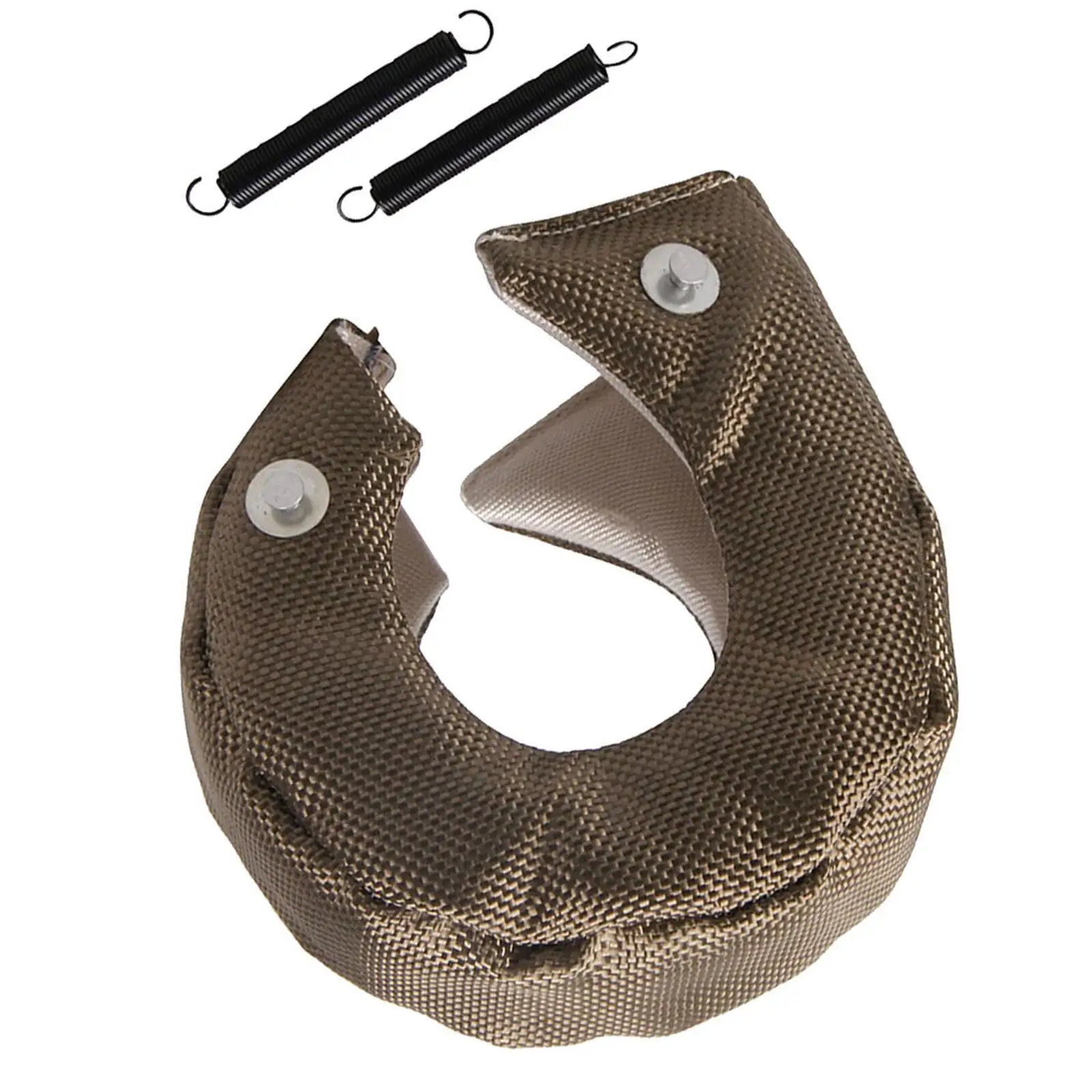 

Turbocharger Heat Shield Cover With Fastener Springs Turbo Chargers Part Turbocompresor for T3 Fireproof Turbo Blanket