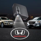 Беспроводной светодиодный проектор с логотипом автомобиля для двери автомобиля, проектор Тени для Honda Civic 8 2006 2007 2008 2009 CBR1000RR CBR 1000 RR 2008