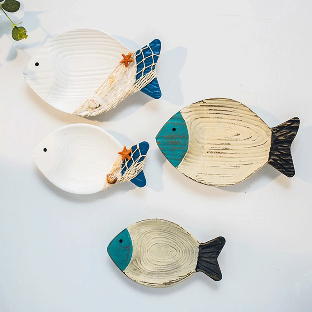 

Fish Pendants Fish Wall Hanging Wood Wall Ornament Creative Wooden Fish Wall Art Decor For Beach Theme Fish Sculpture Home Decor