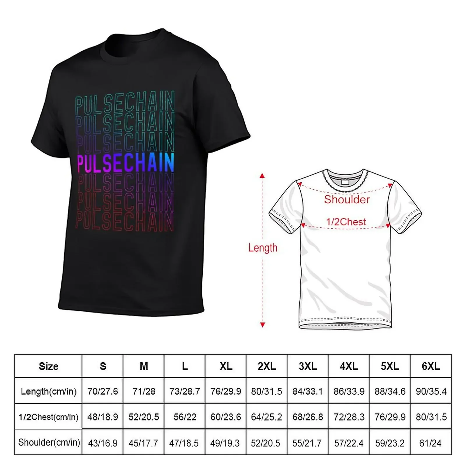 PulseChain - Crypto HEX Cryptocurrency PLS Sacrifice It All T-Shirt funny costumes Personalized t-shirt men clothings