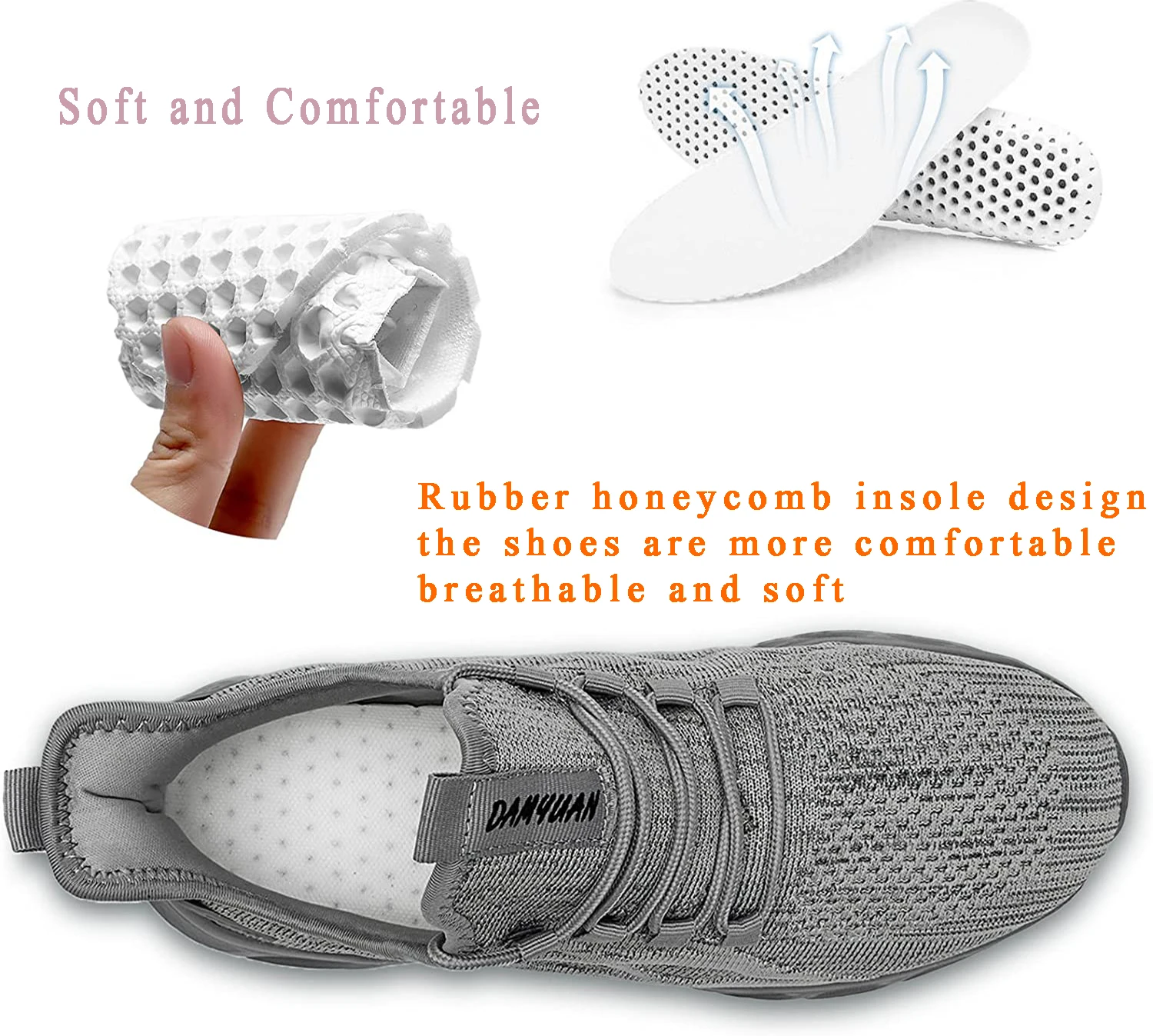 Daymuan Women Mesh Breathable Shoes Slip on Flat Shoes Woman Tenis Casual Shoes Walking Footwear Sneakers Womens Vulcanize Shoes