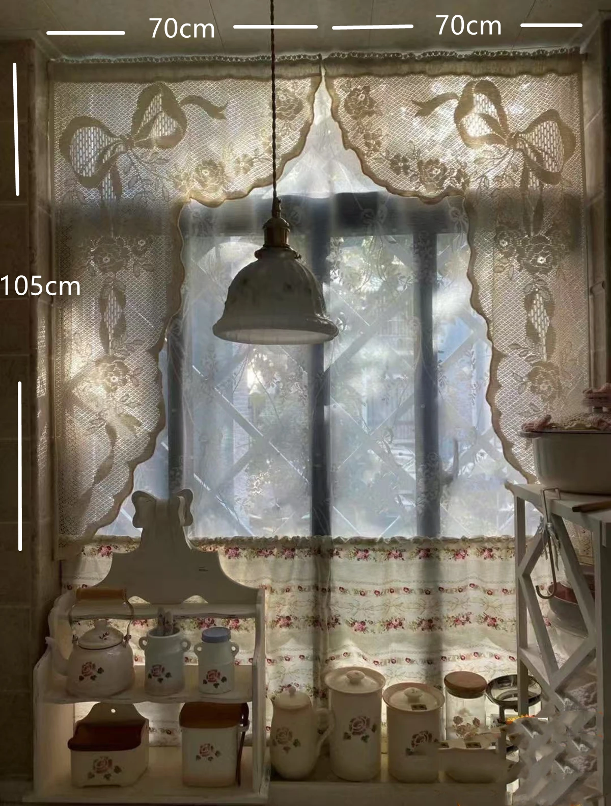 

Штора-бант в корейском стиле