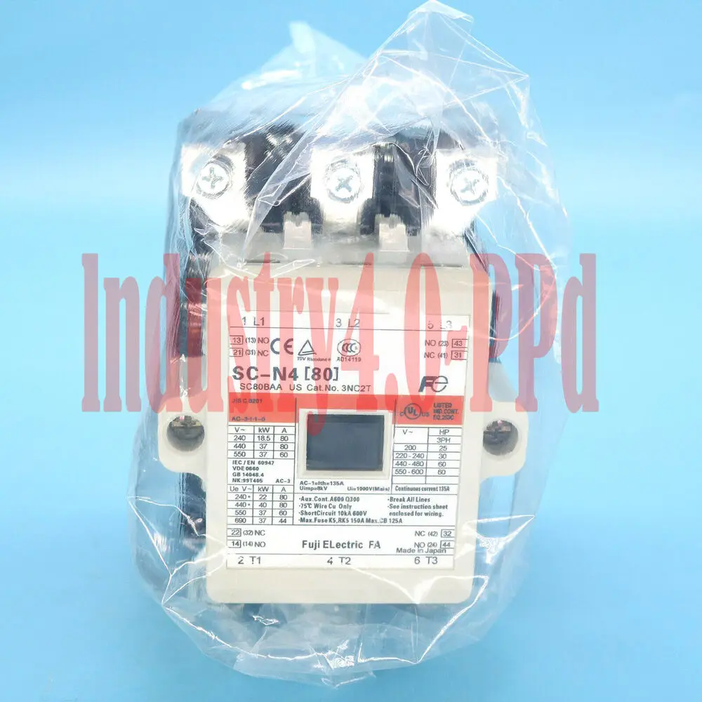 

Brand New AC contactor SC-N4 (80) 220VAC In Box For Fuji#QW