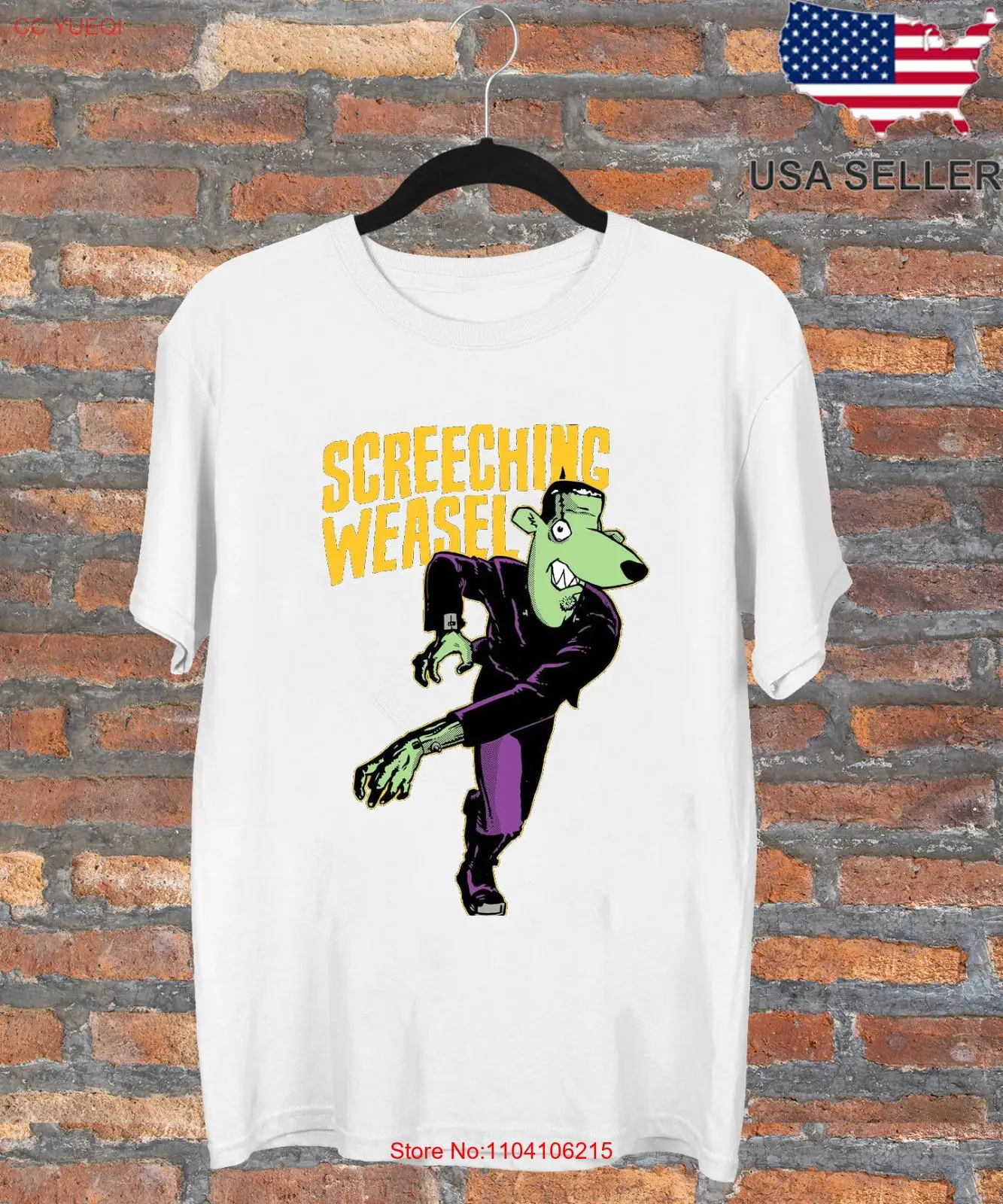 Футболка HAPPY HALLOWEEN Screeching Weasel в полный размер S-5XL SS92