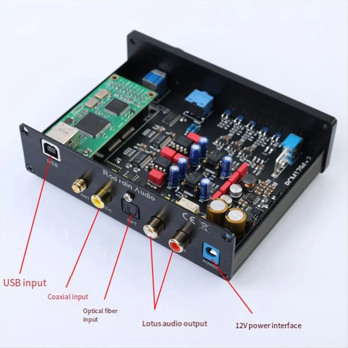 Фото (A90P) Двойной параллельный декодер PCM1794 QCC5125 Bluetooth 5.1 USB, звуковая карта, усилитель для наушников, превосходящий CSR8675 5.0 №2