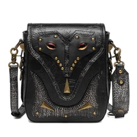 steam punk womens bag european and american retro messenger bag small square bag shoulder bag gothic handbag wallet