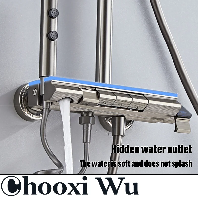 CHOOXIWU-модный душевой набор для ванной комнаты четырехъяркий Многоступенчатый