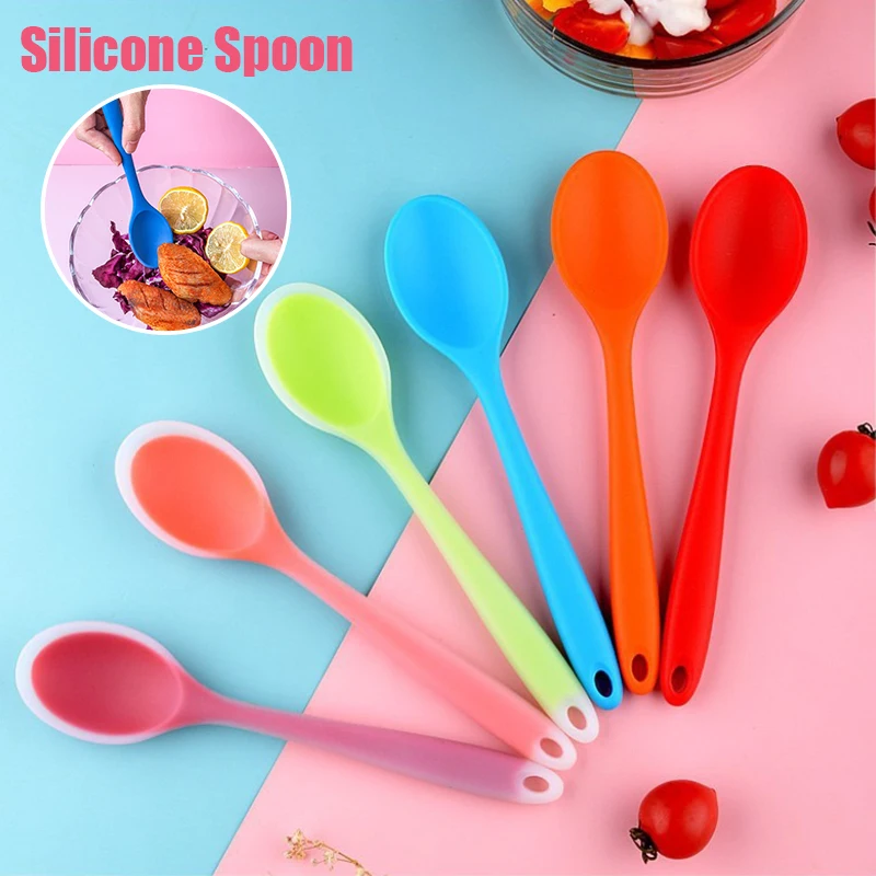 1 шт. силиконовая ложка-мешалка для кухни
