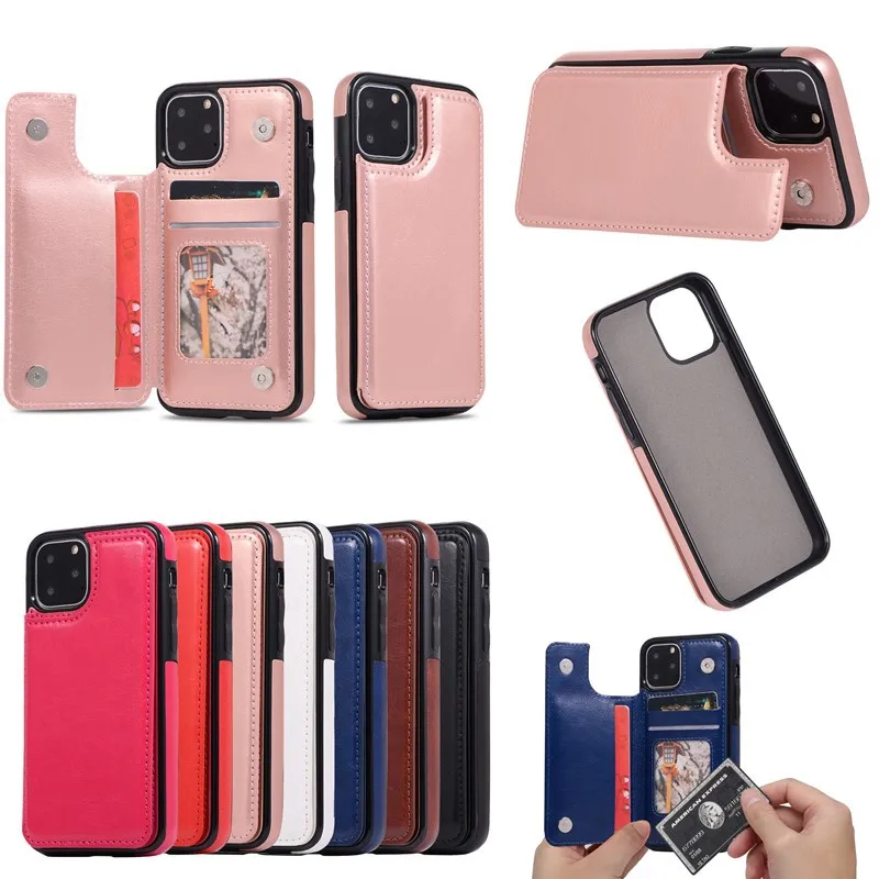 

For Apple iPhone 14 Plus 14 13 12 11 Pro Max Mini X XS Mas XR 8 7 6 6S Plus Leather Wallet Phone Case Card Holder Wallet Cover