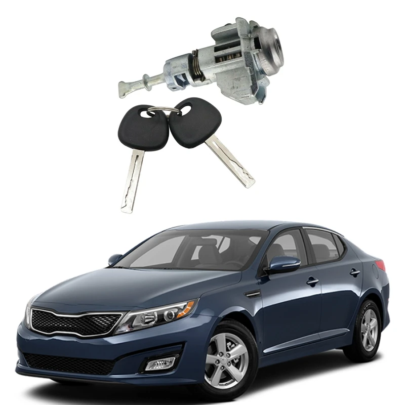 

LH Driver Side Door Lock Cylinder & Keys 819702TA00 For 2011-2018 KIA Optima K5