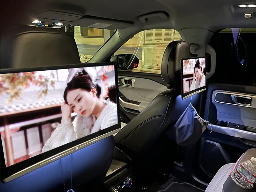 Монитор Автомобильный на подголовник 13 3 дюйма Android 2 + 32 ГБ 4K 1080P WIFI/FM/Bluetooth/USB/SD/HDMI |