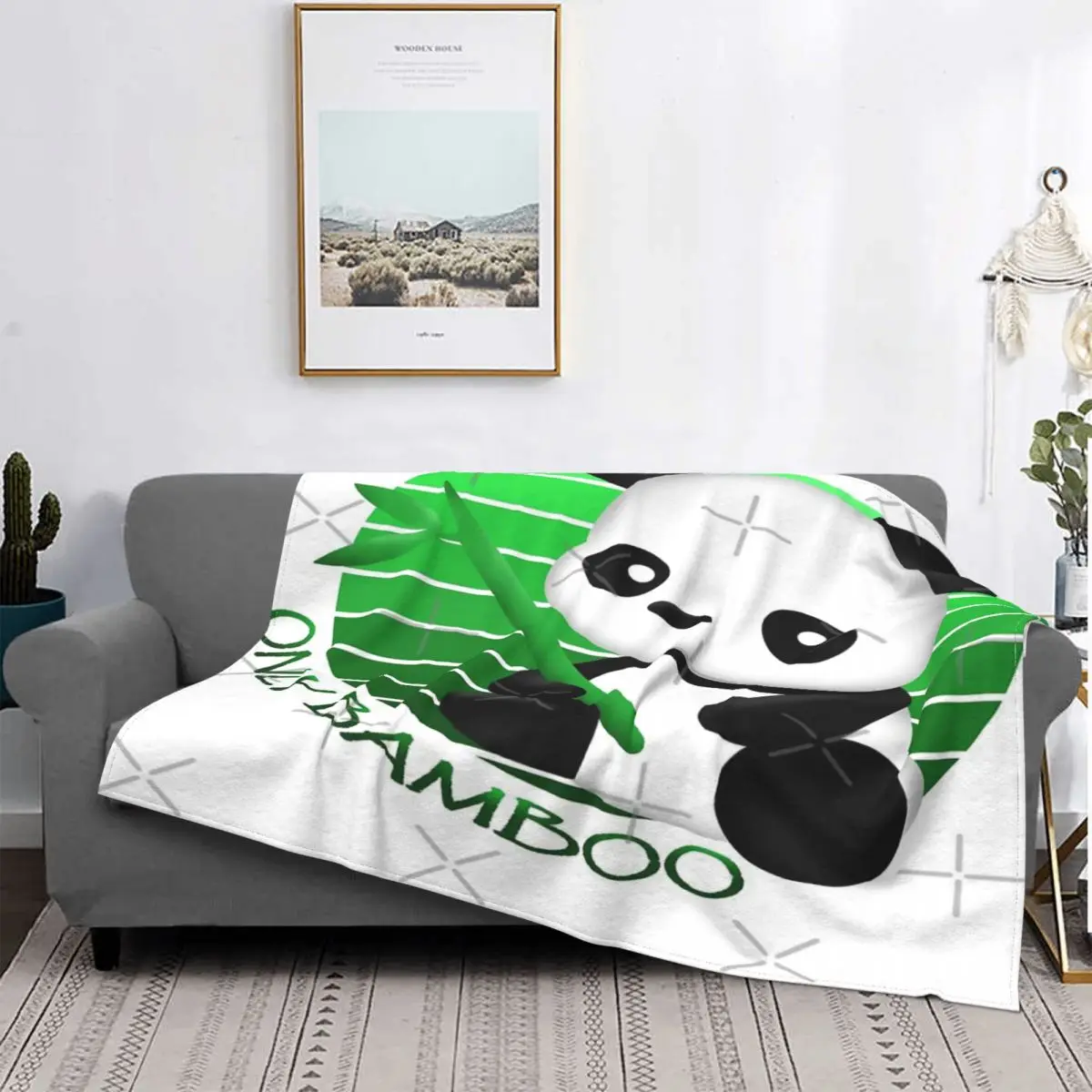 

Manta con capucha de Panda 41, para cama colcha a cuadros, cubierta de playa, bonita, amigable con los animales