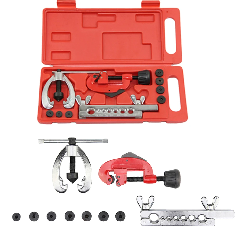 22322111111 1 комплект набор инструментов для двойного развальцовки 3/16-5/8 7 штампов