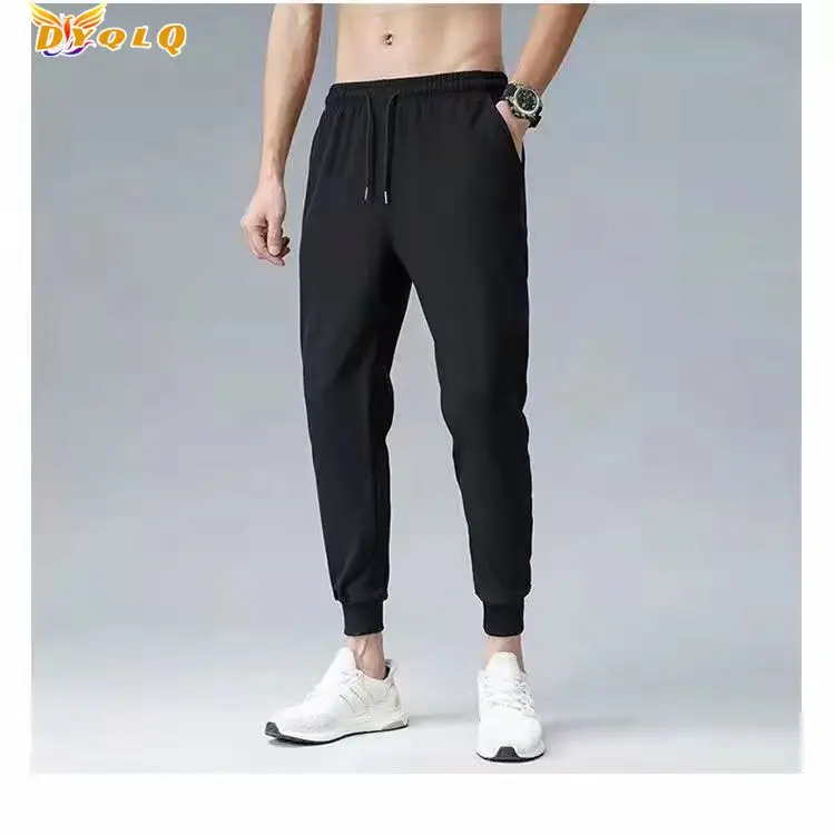 

Брюки-султанки в китайском стиле, Мужская Уличная одежда, повседневные джоггеры, мужские брюки, хлопковые льняные тренировочные брюки до щи...
