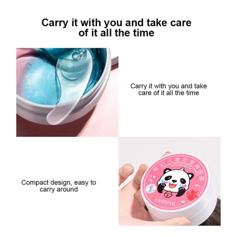 

60 шт., коллагеновые маски для кожи вокруг глаз, с гиалуроновой кислотой