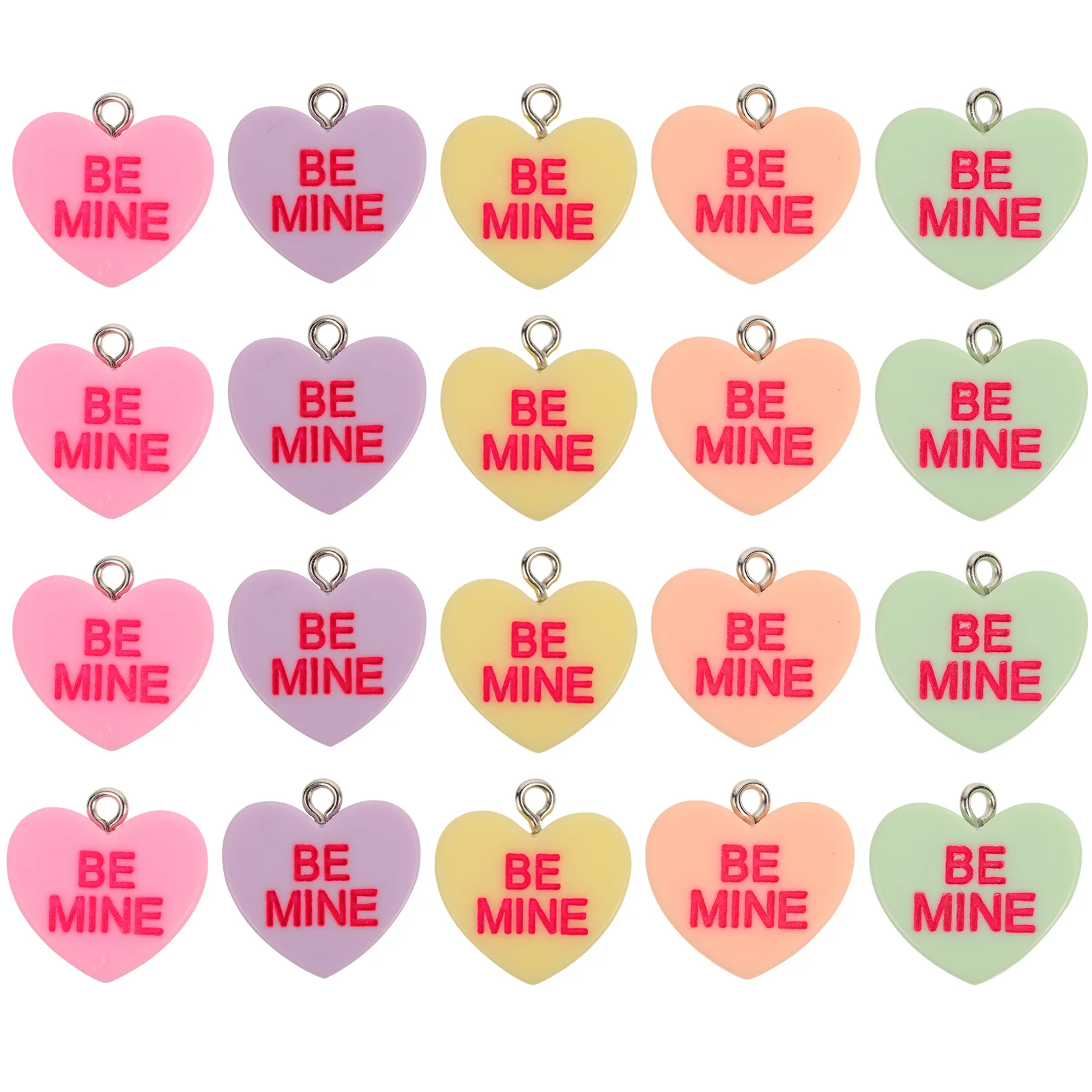 

DIY Decorative Accessories Charms Jewelry Pendant Heart Shaped Crafts Necklace Love Letter