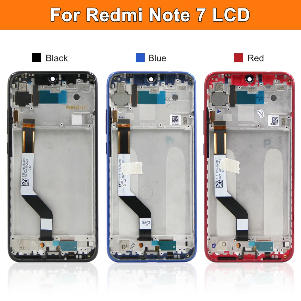 Original 6.3'' for Xiaomi Redmi Note 7 LCD Display Screen Touch Digitizer Assembly For Redmi Note7 Pro M1901F7G Display 10 Touch images - 6