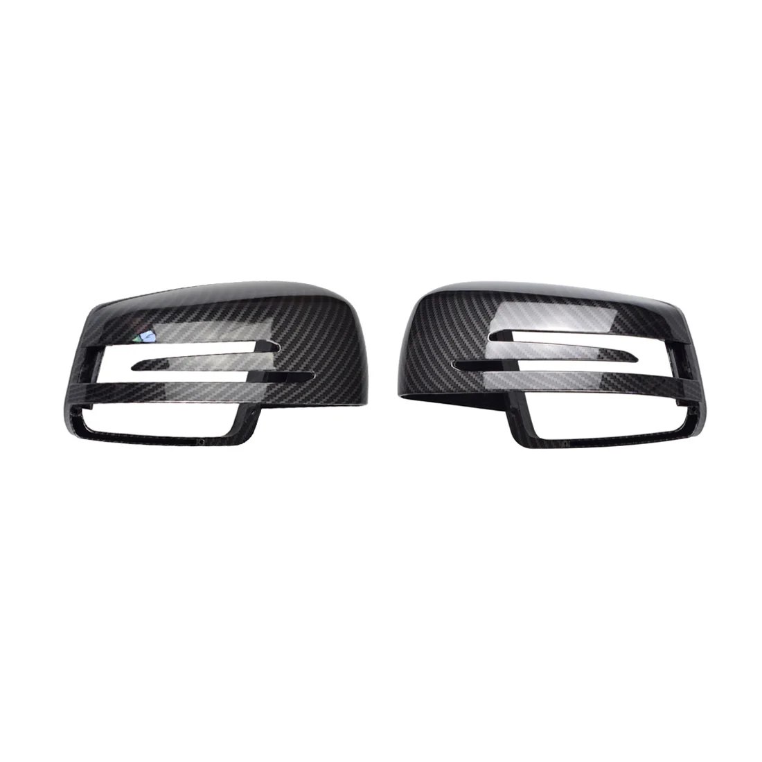 

2Pcs Replacement Carbon Fiber Rear Mirror Shell Cover Caps for Mercedes Benz W176 W246 W204 W212 W221 C117 X204 X156 A