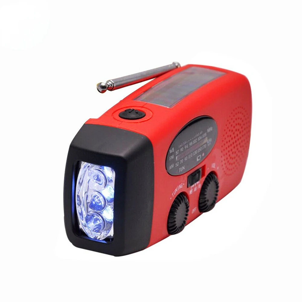 Портативный радиоприемник на солнечной батарее с антенной AM/FM/WB |