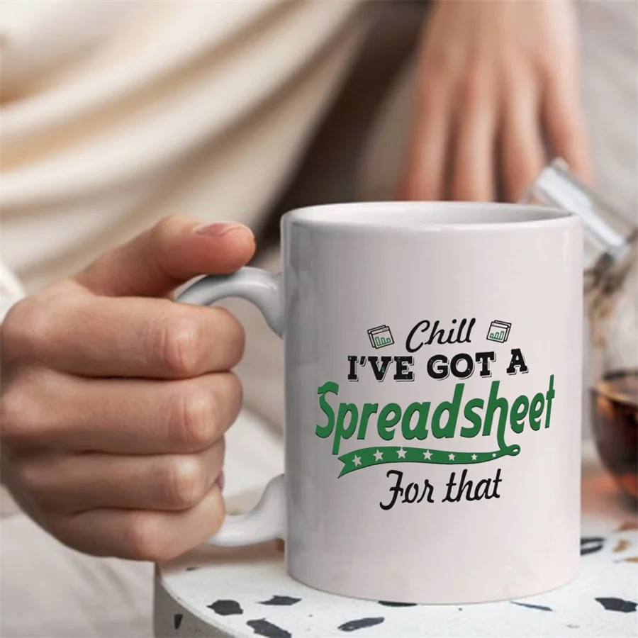 Чит-лист Excel Напечатанные Кружки для главного бизнеса подарок сотрудников