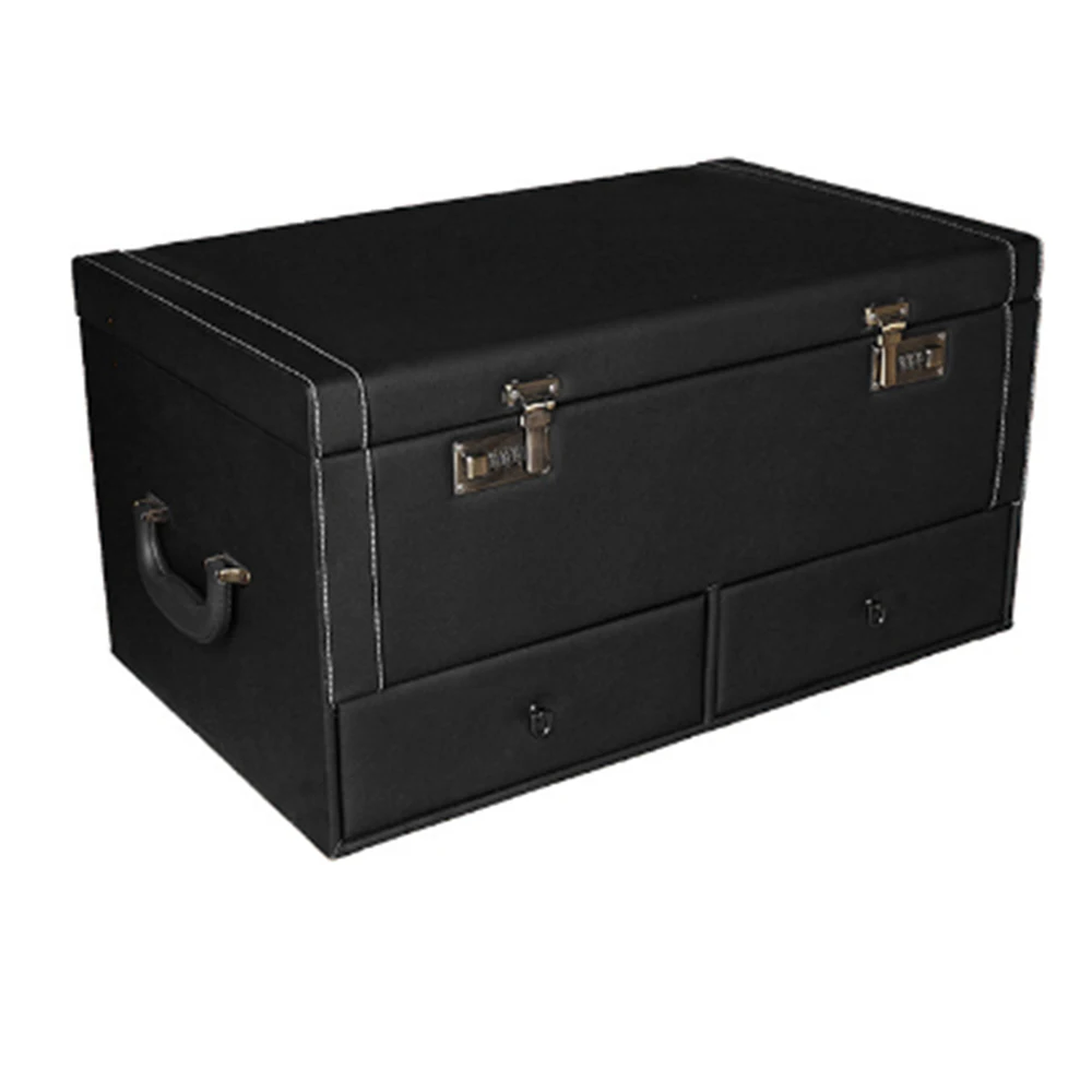 

Car Wooden Storage Box Car Trunk Large Capacity Storage Box Sundries Storage Box Finishing Box Tail Box