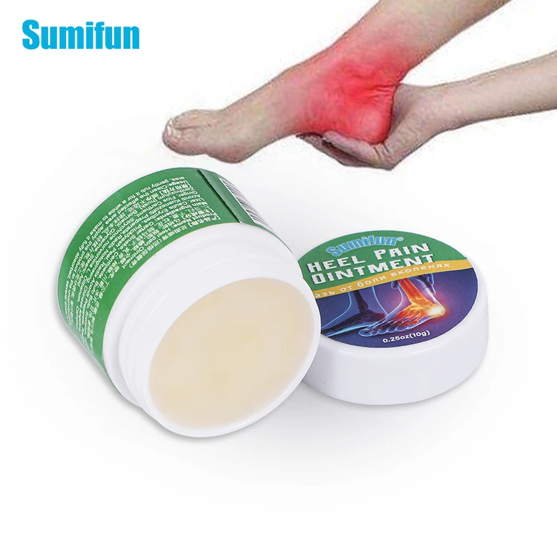 

2pcs Sumifun Foot Heel Pain Cream Rheumatism Arthritis Pain Herbal Ointment Sprain Waist Foot Bone Spurs Pain Relief Plasters