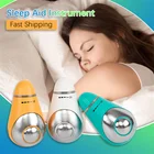 Микротоковое устройство для улучшения сна, с зарядкой по USB, поддерживающее давление прибор для снятия боли, инструмент для быстрого сна и гипноза, расслабляющий массажер