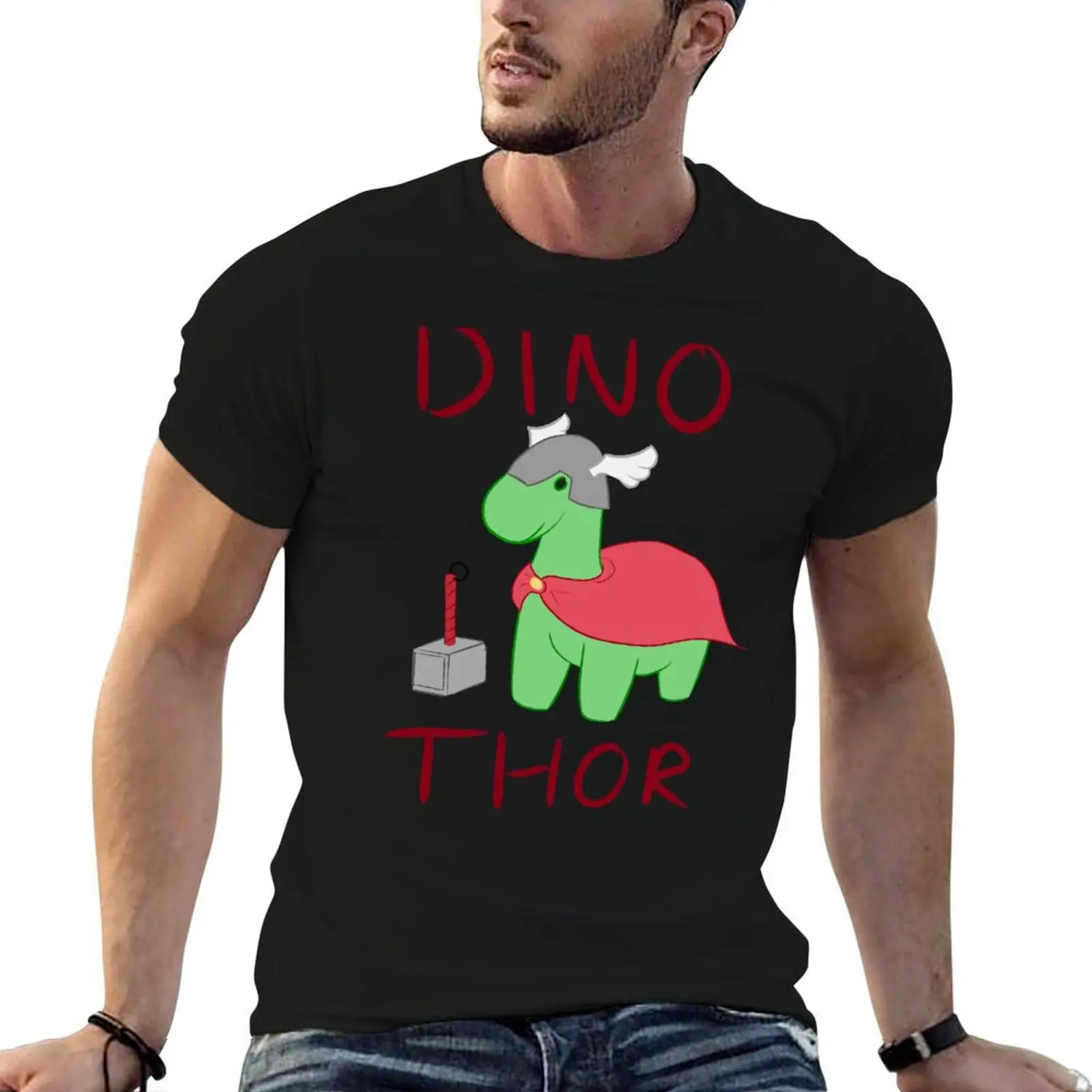 Фото Футболка Dino - Thor из мягкого и прочного хлопка №1