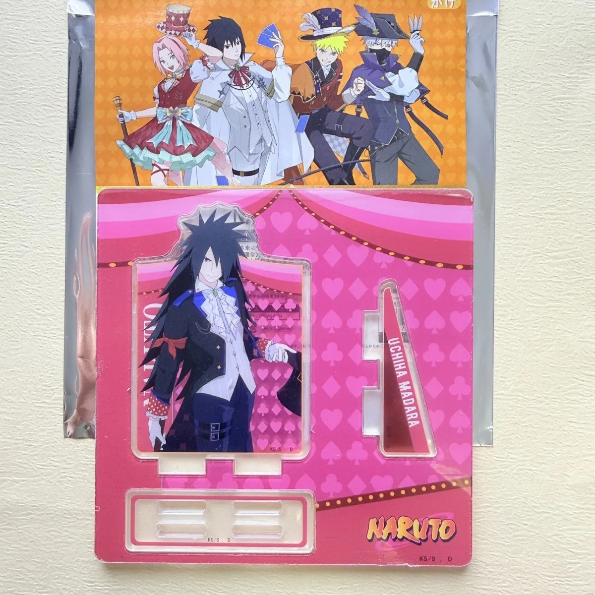 Фото Акриловая подставка NARUTO Circus Ver с фигурками Учихи Итачи и Дейдара, коллекция аниме-товаров, украшение для стола, аксессуары. №2