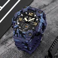 skmei new multifunctional sports watch men large dial date week dual time independent seconds 50m waterproof watch cool1965