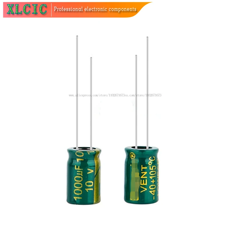 

1000UF 6.3V 10V 16V 25V 35V 50V 63V 100V 8*12/8*16/10*17/10*20/13*20/13*25/16*25/18*30 High Frequency Low ESR Aluminum Capacitor