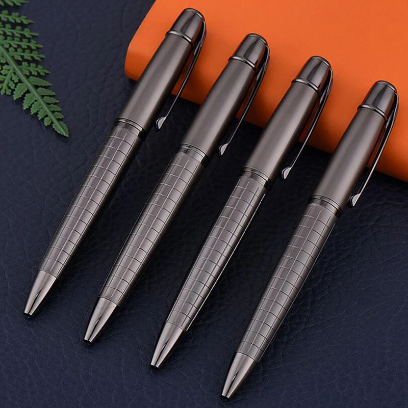 

Fashion Design Full Metal Brass Engraving Business Men Ballpoint Pen Luxury Signature Gift Pen Buy 2 Send Gift