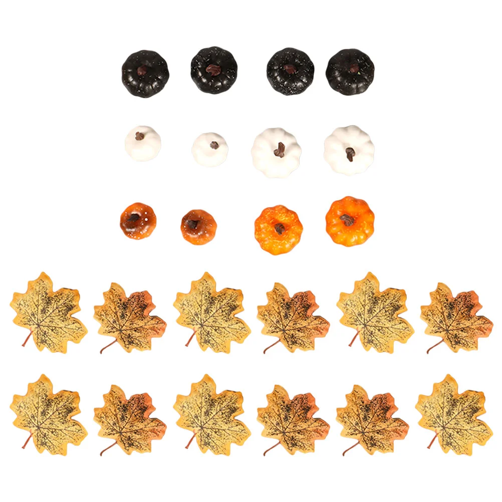 

1 Set Thanksgiving Day Decorative Maple Leaves and Pumpkins Festive Decor